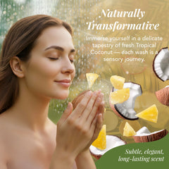 Aloe vera component provides soothing cleansing for delicate skin
