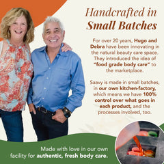 Saavy Naturals plant-based hydration for dry skin