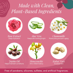 Applying Saavy Naturals rose-scented cream on skin for hydration