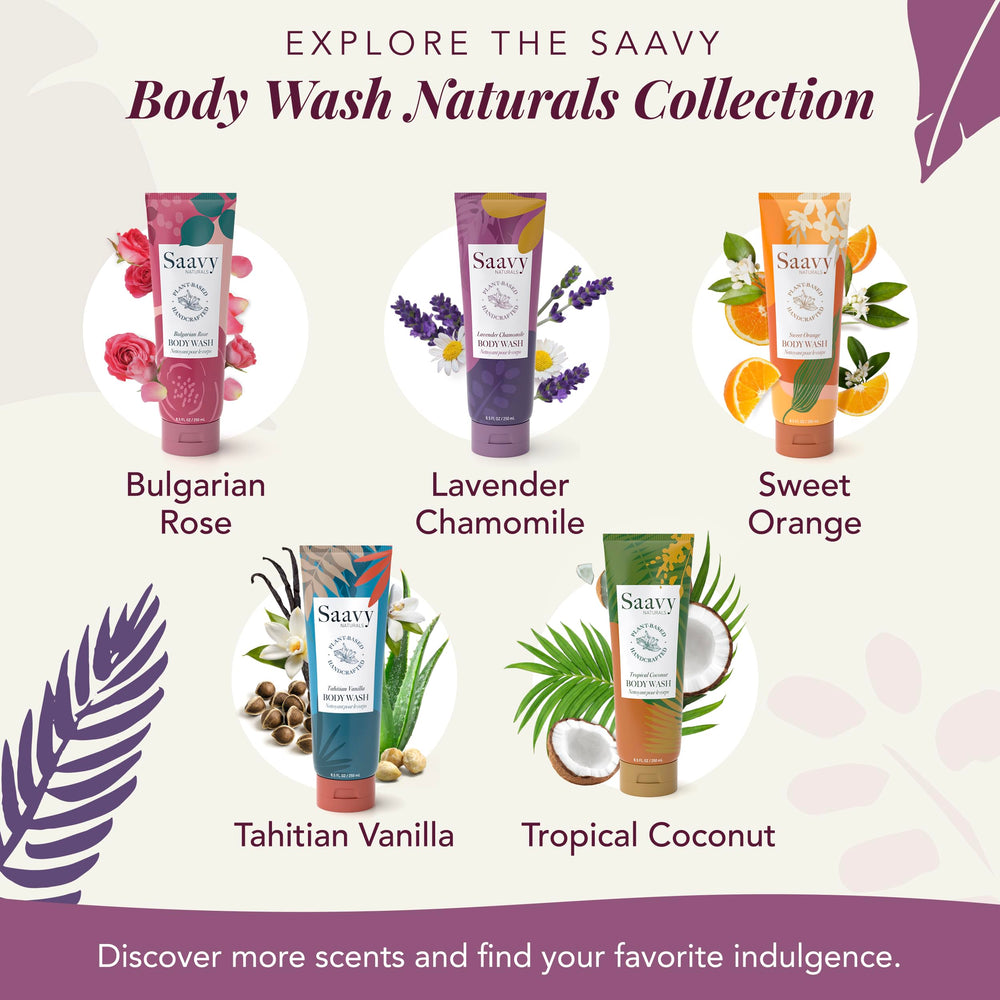 Saavy Naturals shea butter enriched lather visible in creamy foam