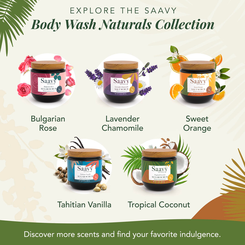 Saavy Naturals spa-like daily skincare ritual.