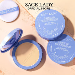 SACE LADY 0.35oz travel-size compact for convenient makeup.