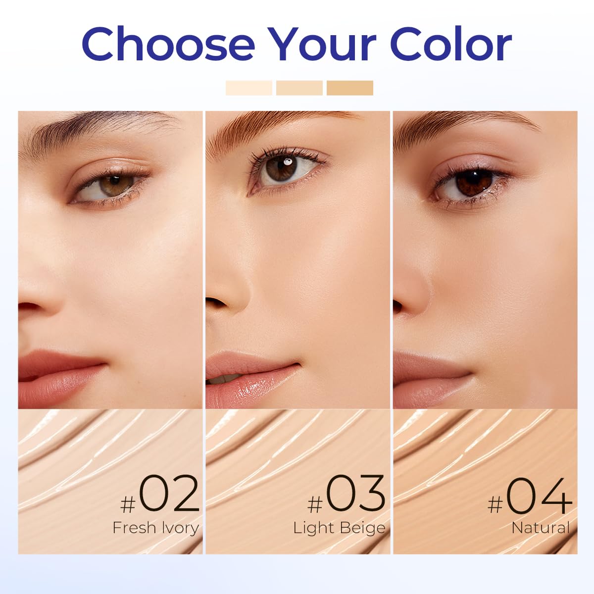 SACE LADY creamy to powder texture glides smoothly and blends well