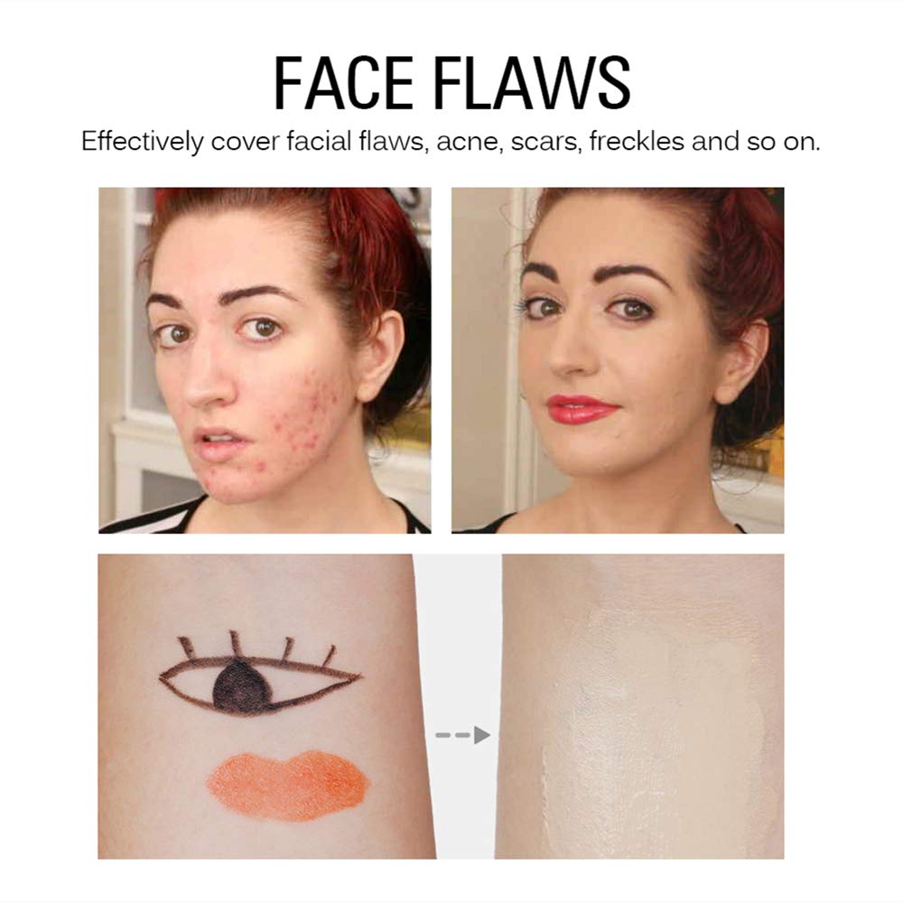 SACE LADY hydrating liquid concealer formula stays smooth and crease-free.