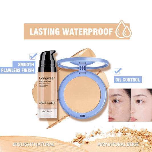 SACE LADY liquid foundation bottle for natural matte finish.