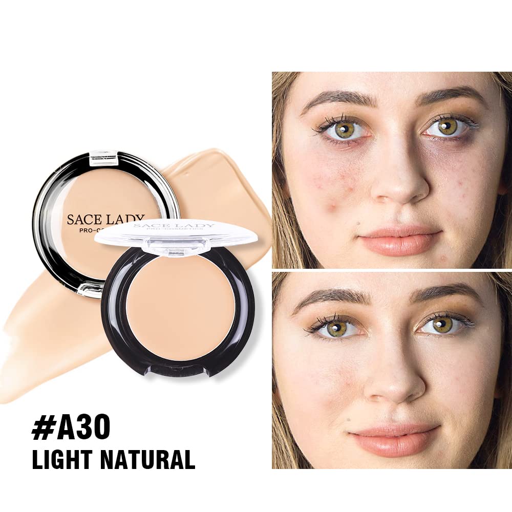 SACE LADY matte concealer on skin provides a natural, shine-free finish.