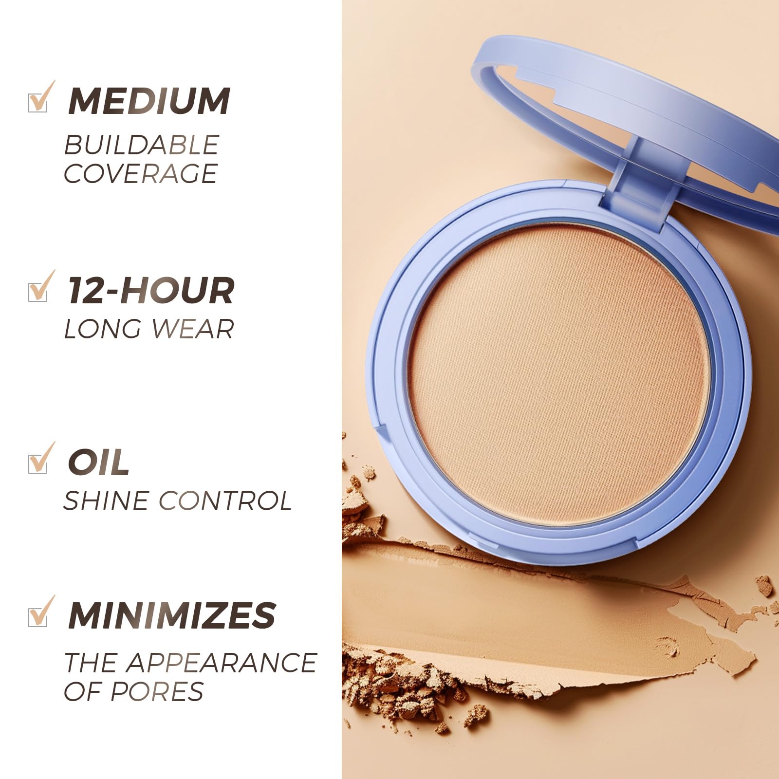 SACE LADY on-the-go touch-up compact for quick refresh.