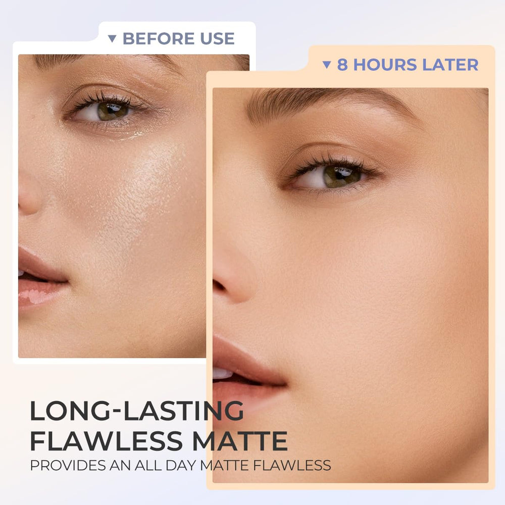 SACE LADY matte finish setting powder controls shine throughout the day