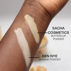 Sacha Buttercup No Color swatch on skin for universal compatibility.