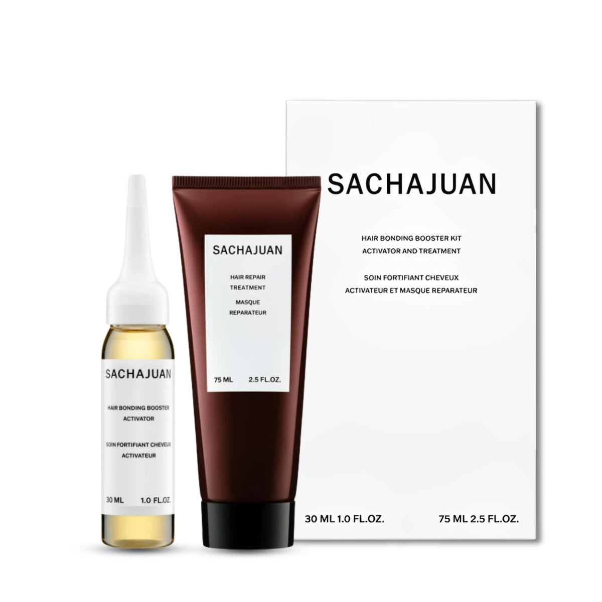 SACHAJUAN Hair Bonding Booster Kit for repairing damaged strands.