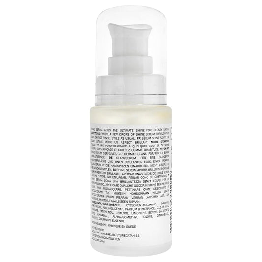 SACHAJUAN Shine Serum on ends before and after application for smoothness.