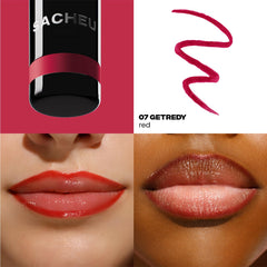 Sacheu Stay-N hyaluronic acid nourishes lips while delivering defined color.