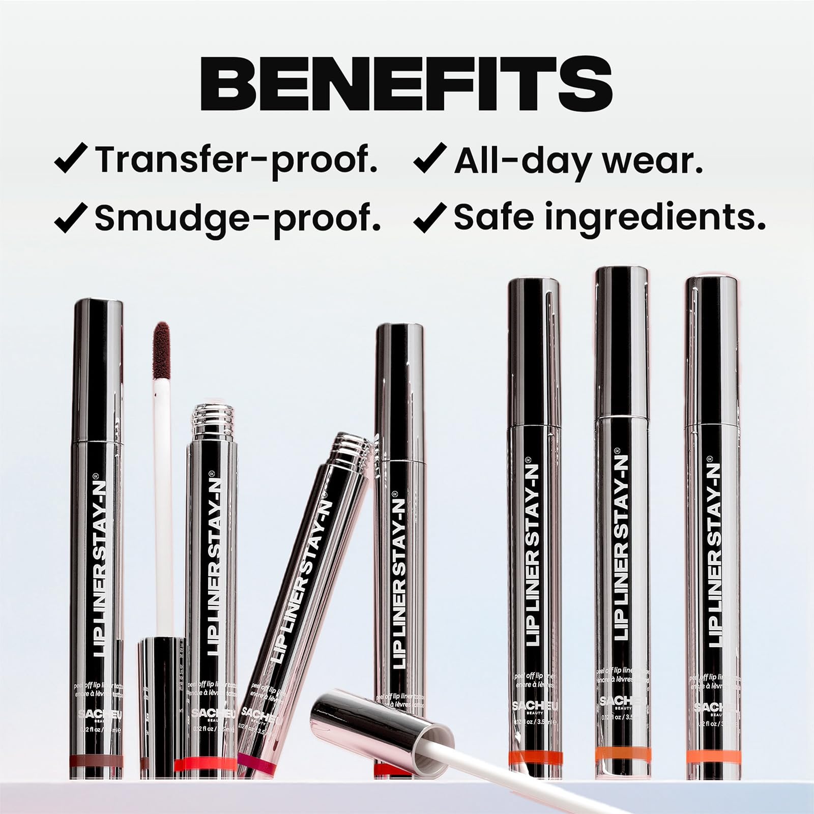 Sacheu Stay-N fragrance-free lip liner is gentle on sensitive lips.