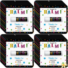 Sacubee 30-pack lip balm packaging for bulk gift distribution.