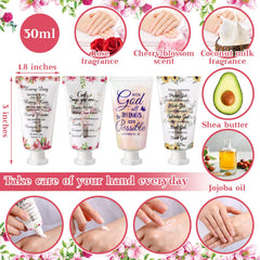 Sacubee hand cream Bible verse card close-up for daily moisture and inspiration.