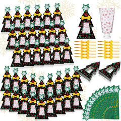 Sacubee Christmas party favor bows complete the gift presentation.