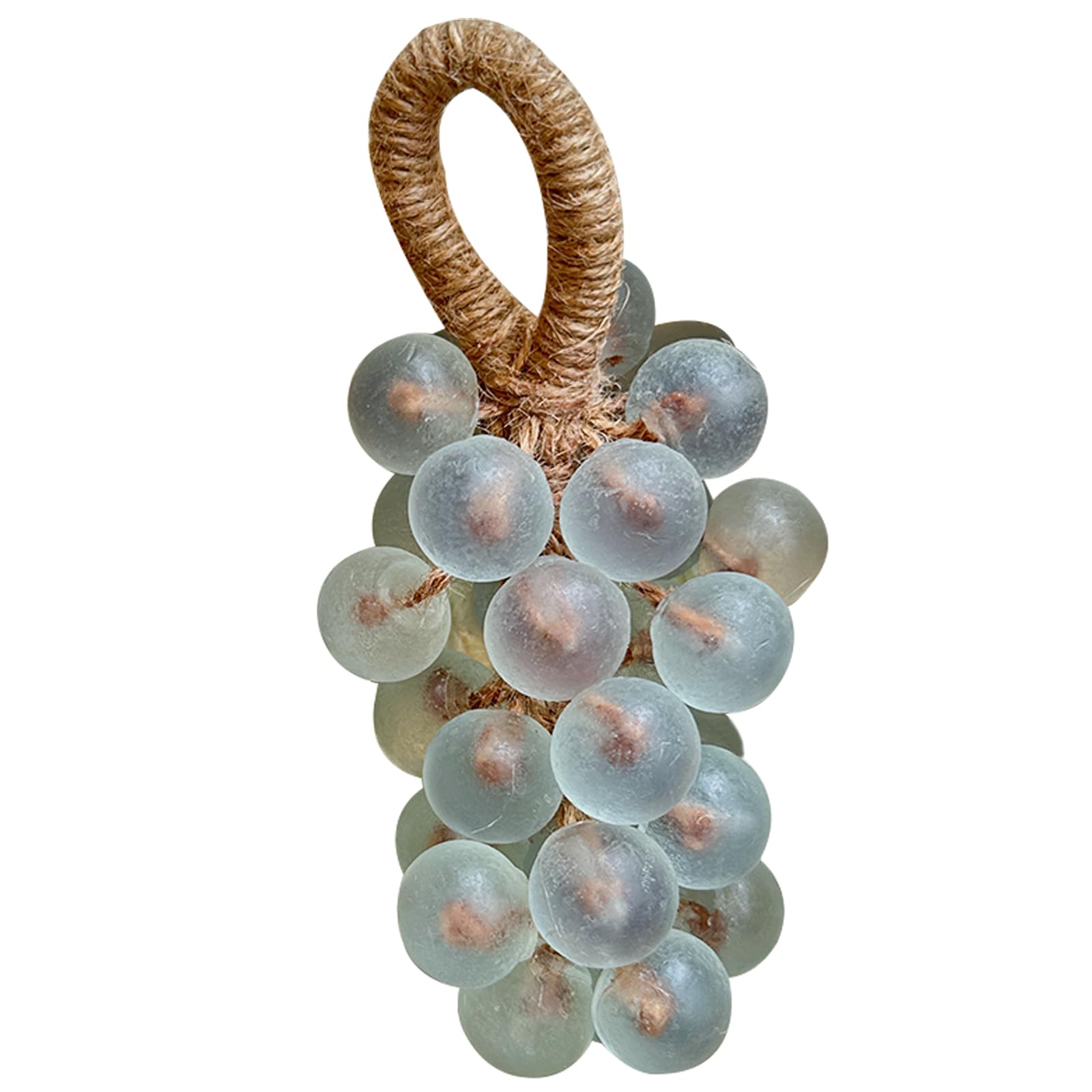 sacxi grape soap on a rope with decorative grape design for stylish hand washing