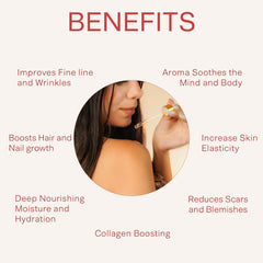 SAFA Rosé Oil ingredients blend highlights almond, apricot, and argan oils.