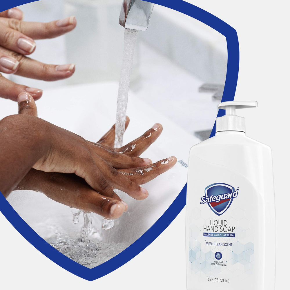 Close-up of bubbles from Safeguard soap indicating foamy cleansing action.
