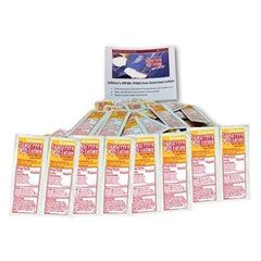Safetec sunscreen packets in packaging for easy on-the-go sun protection