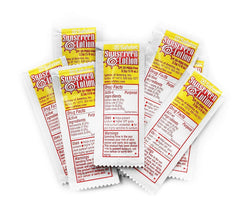 Safetec SPF30+ packets offer quick sun protection when outdoors