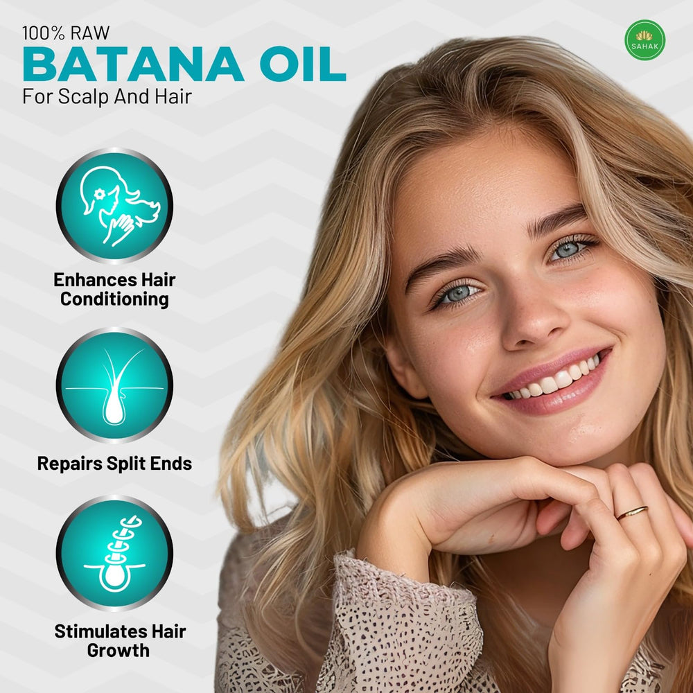 SAHAK Batana oil packaging and label overview