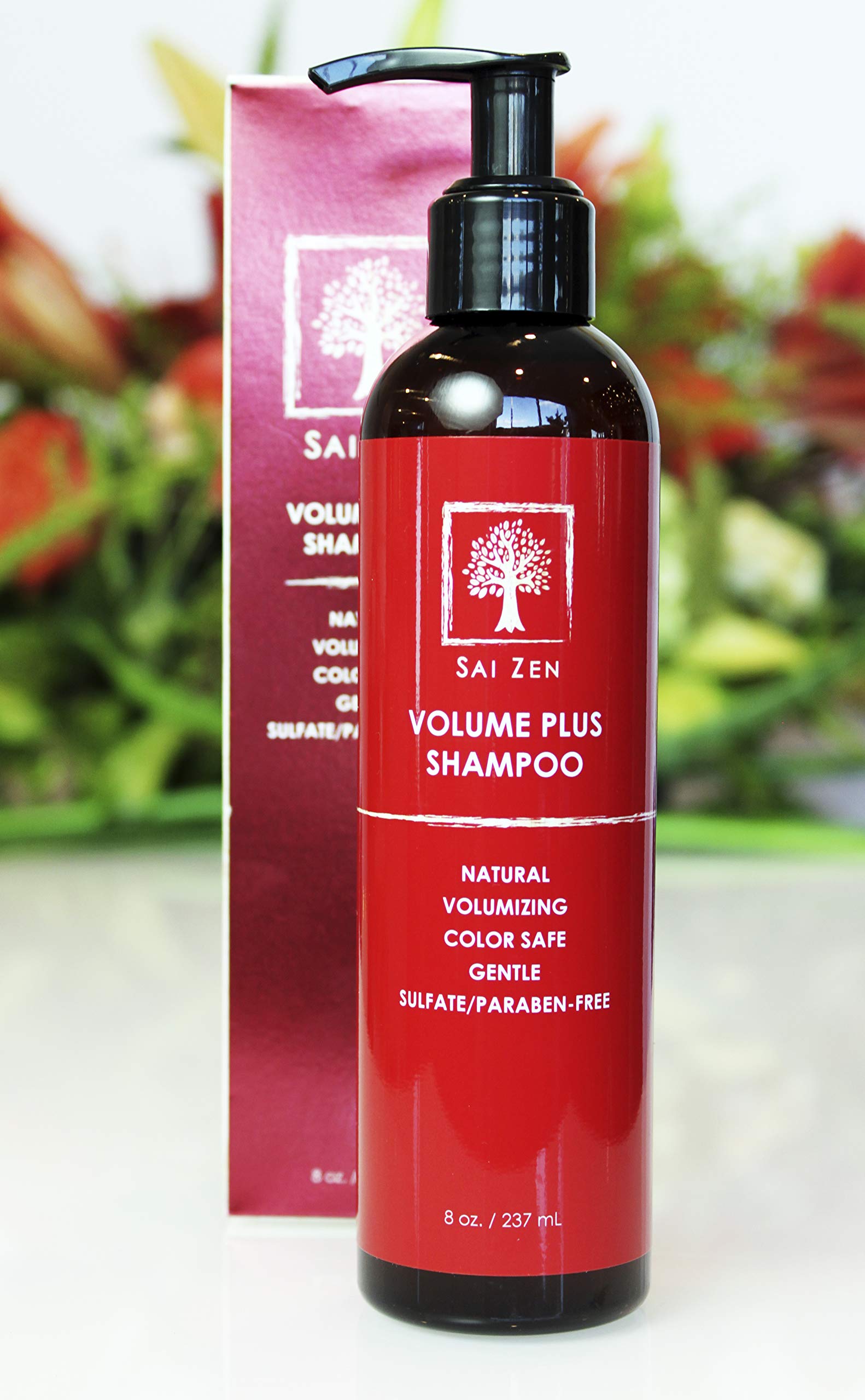 Sai Zen Volume Plus bottle with lightweight lift for fuller hair styling