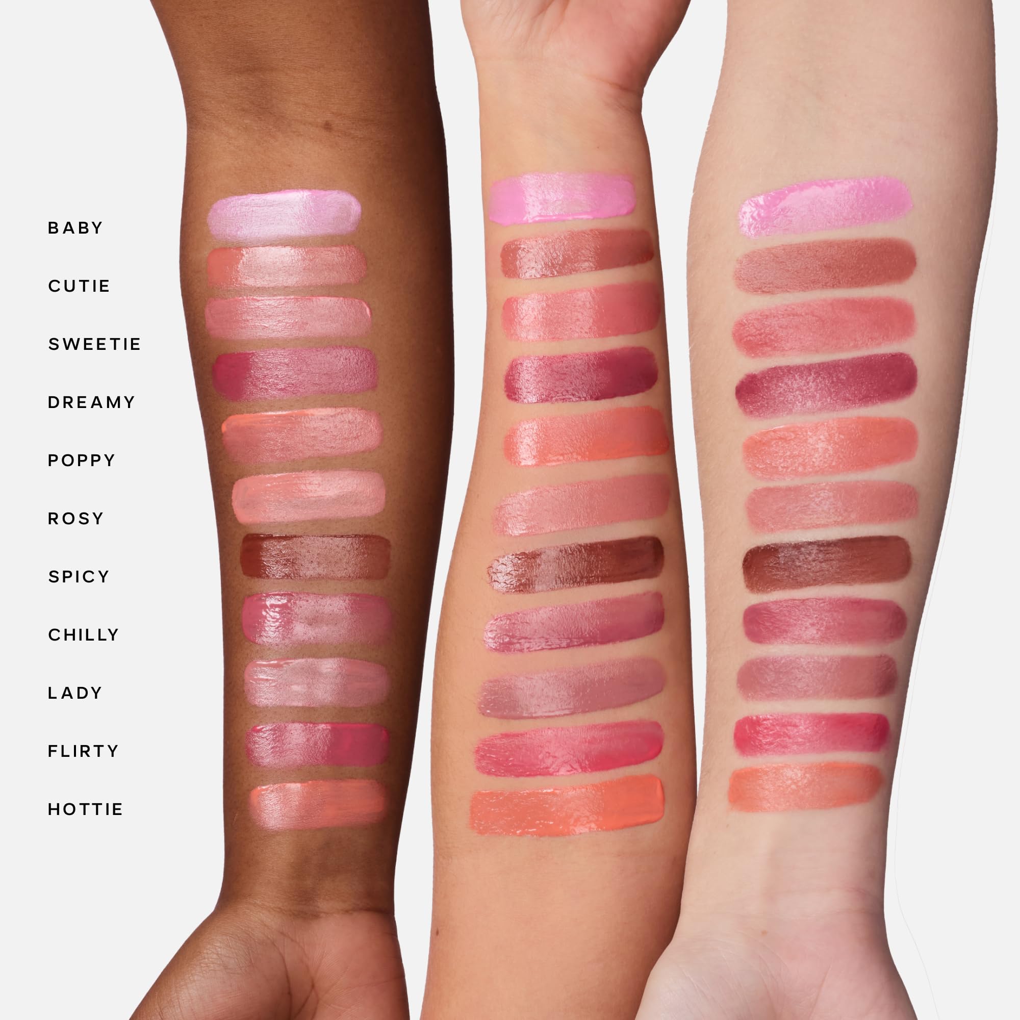 Saie Dew Liquid Blush seamless blend creates a lit-from-within finish.