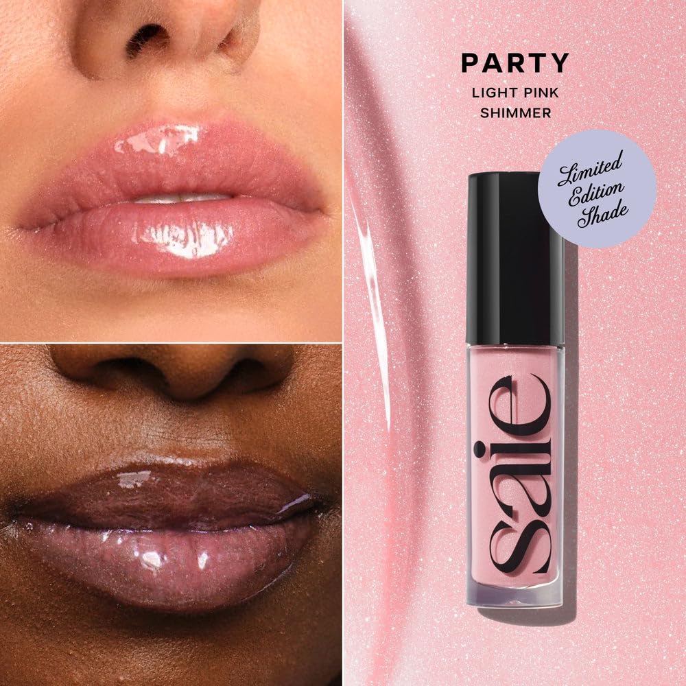 Saie Applicator delivers smooth, precise lip glow.