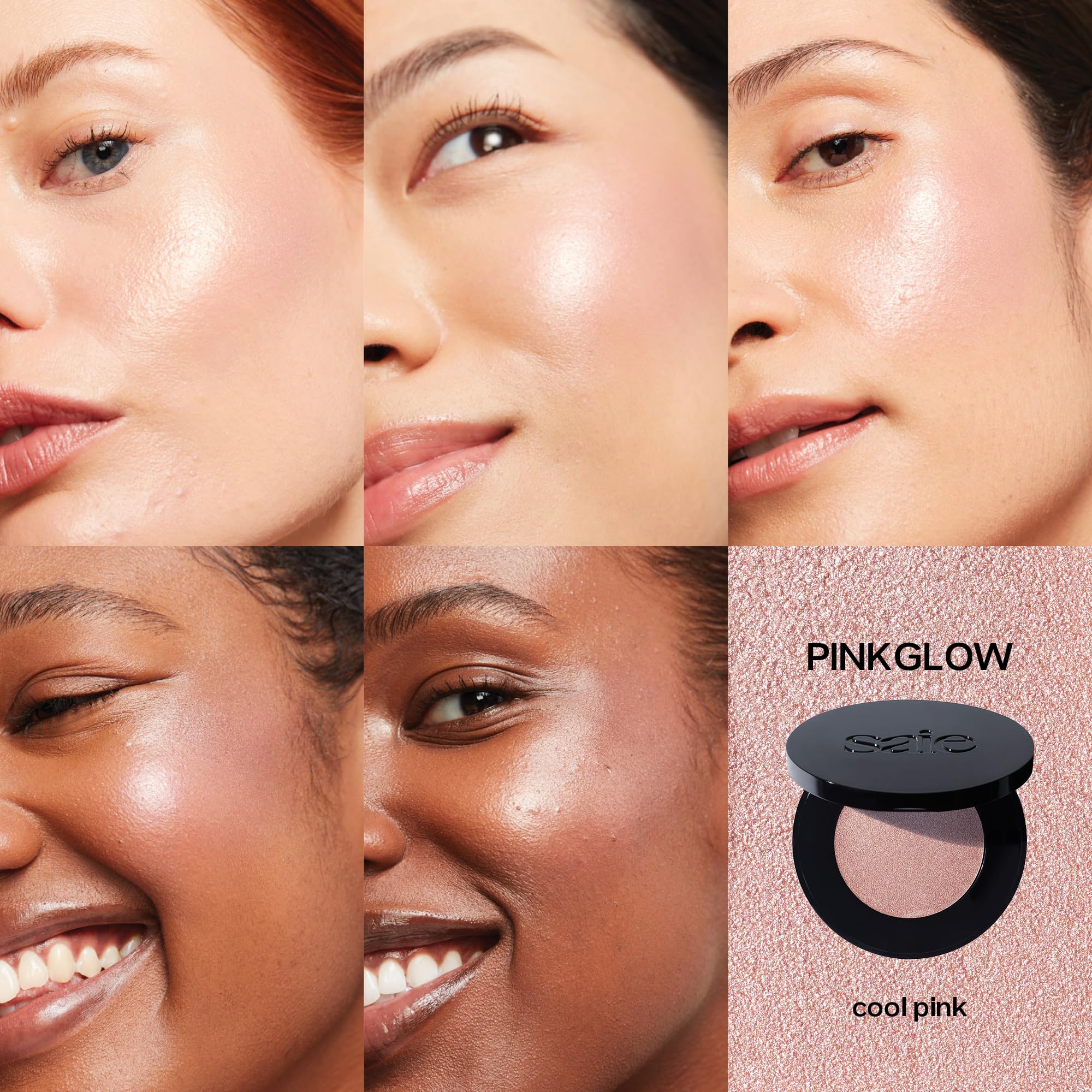 Saie Glow Sculpt formula includes Hyaluronic Acid for added moisture.