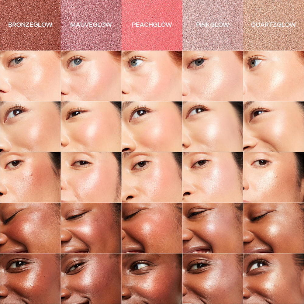 Saie Glow Sculpt with kukui oil nourishes and smooths the skin.