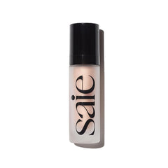 Saie Glowy Super Gel bottle with pump ready to hydrate and glow skin