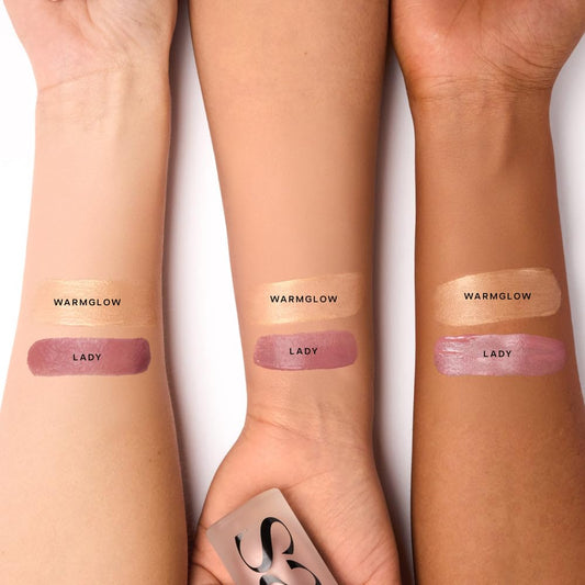 Saie Glowy Super Gel Warmglow bottle delivers subtle radiance and hydration.