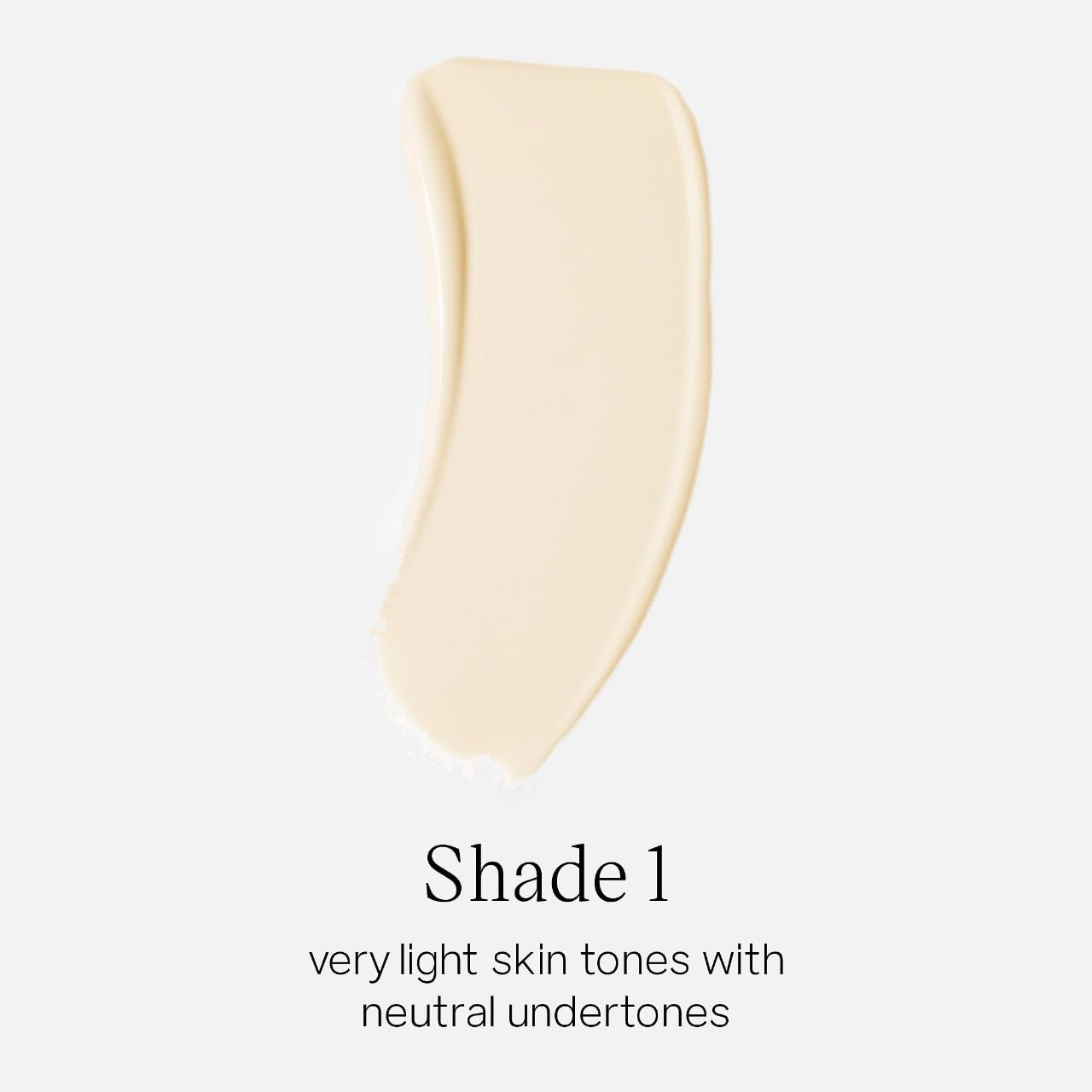 Texture close-up reveals serum-like consistency blending with the skin.