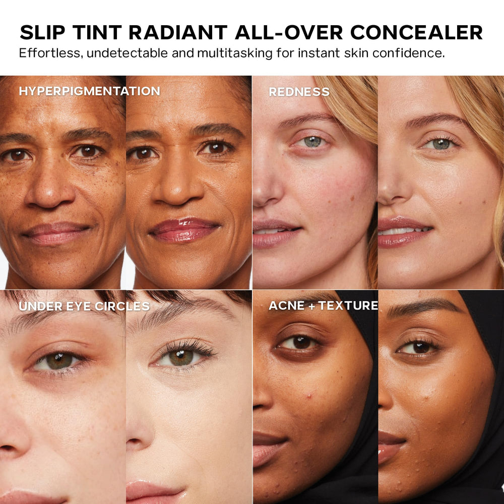 Creamy texture of Saie Slip Tint blends seamlessly into skin.