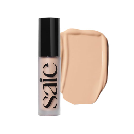 Saie Slip Tint packaging in shade 6 enables quick, skin-like coverage.
