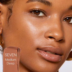 Saie Slip Tint glow finish on skin for natural radiance
