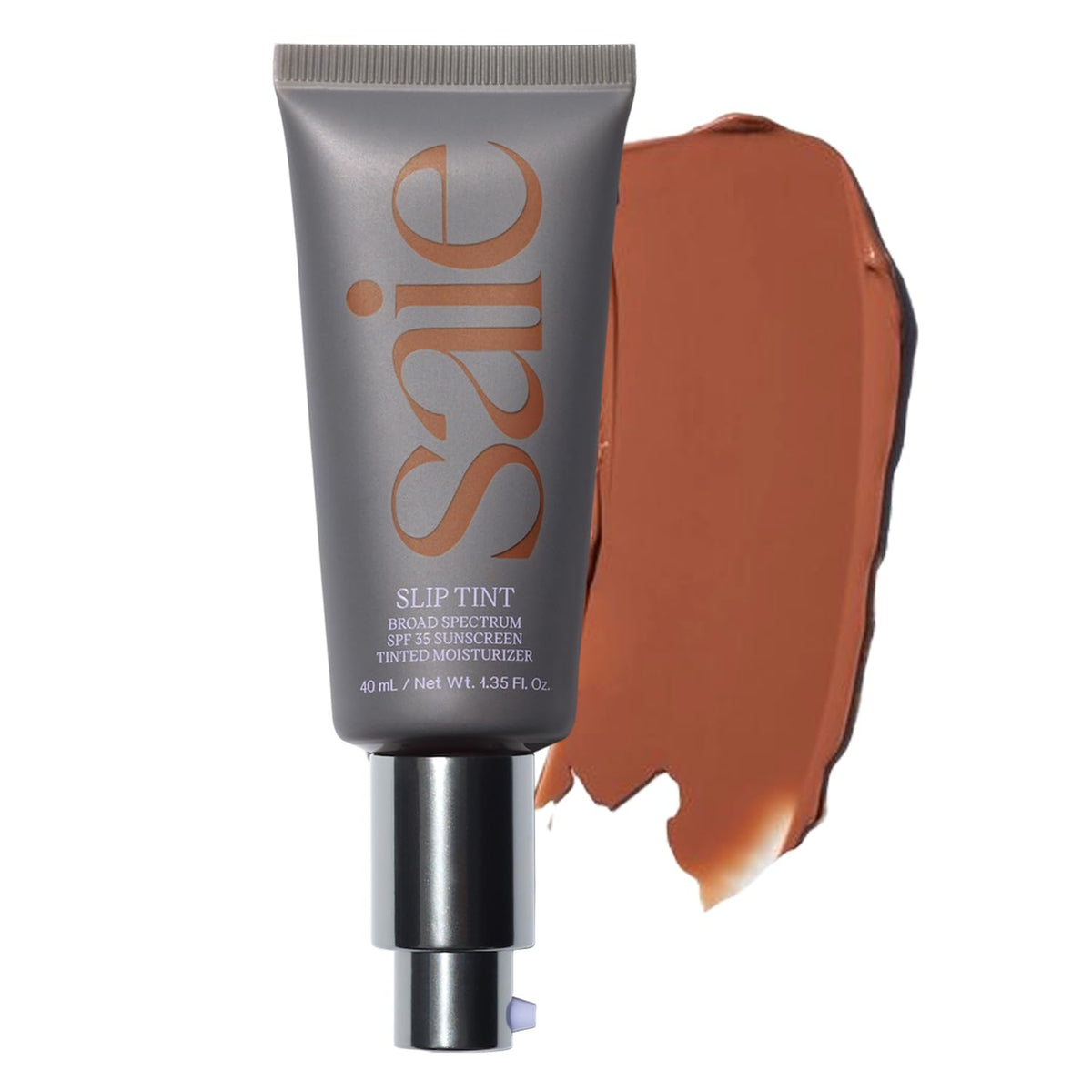 Saie Slip Tint SPF 35 packaging for on-the-go hydration.