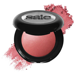 Saie SuperSuede Baked Blush Mia packaging close-up; travel-friendly compact for easy touch-ups