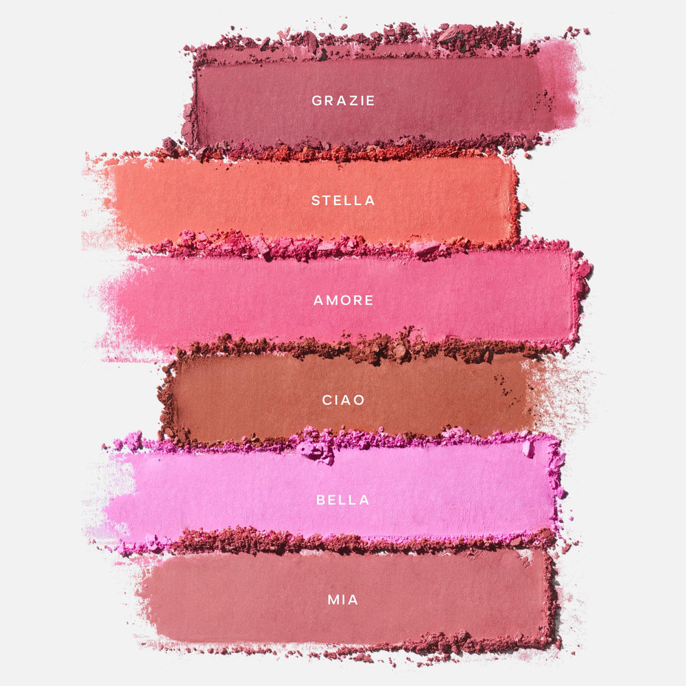 Saie SuperSuede texture shot highlighting talc-free formula feel