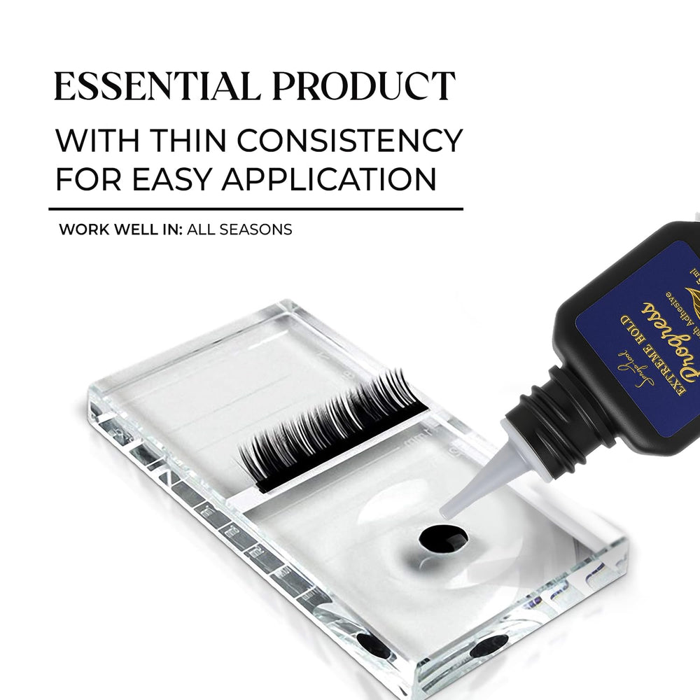 Saigon Lash Extreme Hold 8 weeks retention supports long-lasting lash sets under controlled conditions.