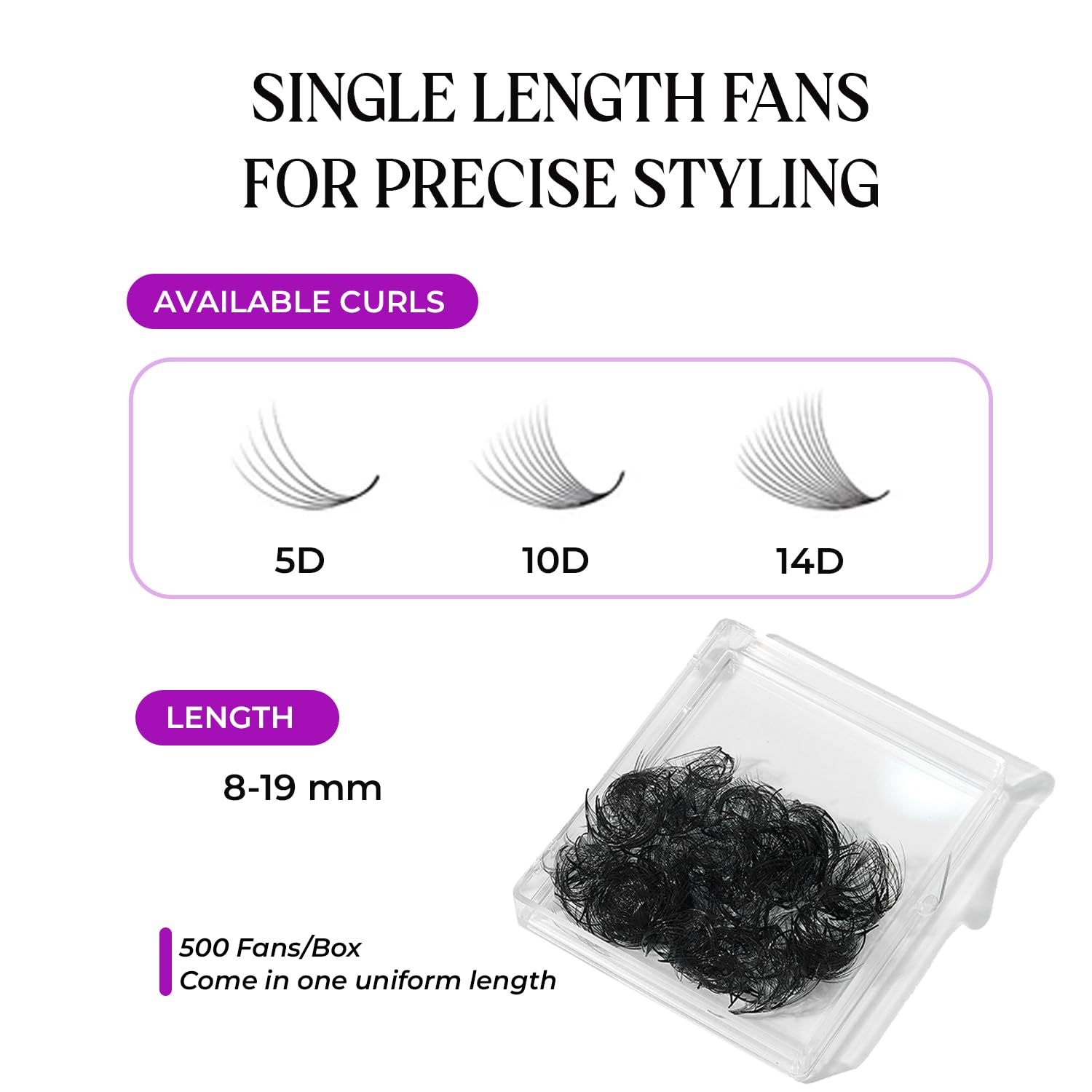 SAIGON LASH quality-control tray ensures durable, flawless lash sets