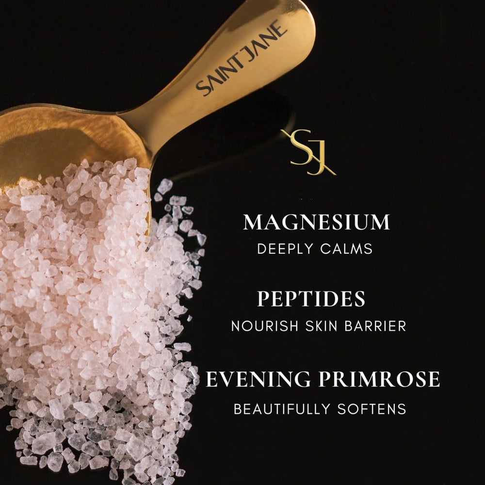 SAINT JANE evening-primrose-peptides close-up highlights nourishing skin barrier support