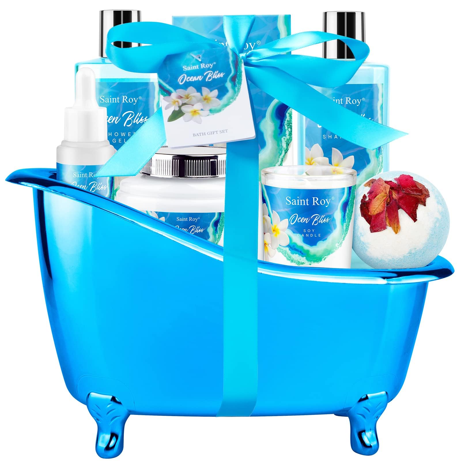 Saint Roy Ocean Vanilla Shower Gel; refreshing sea-inspired cleanse for daily pampering.