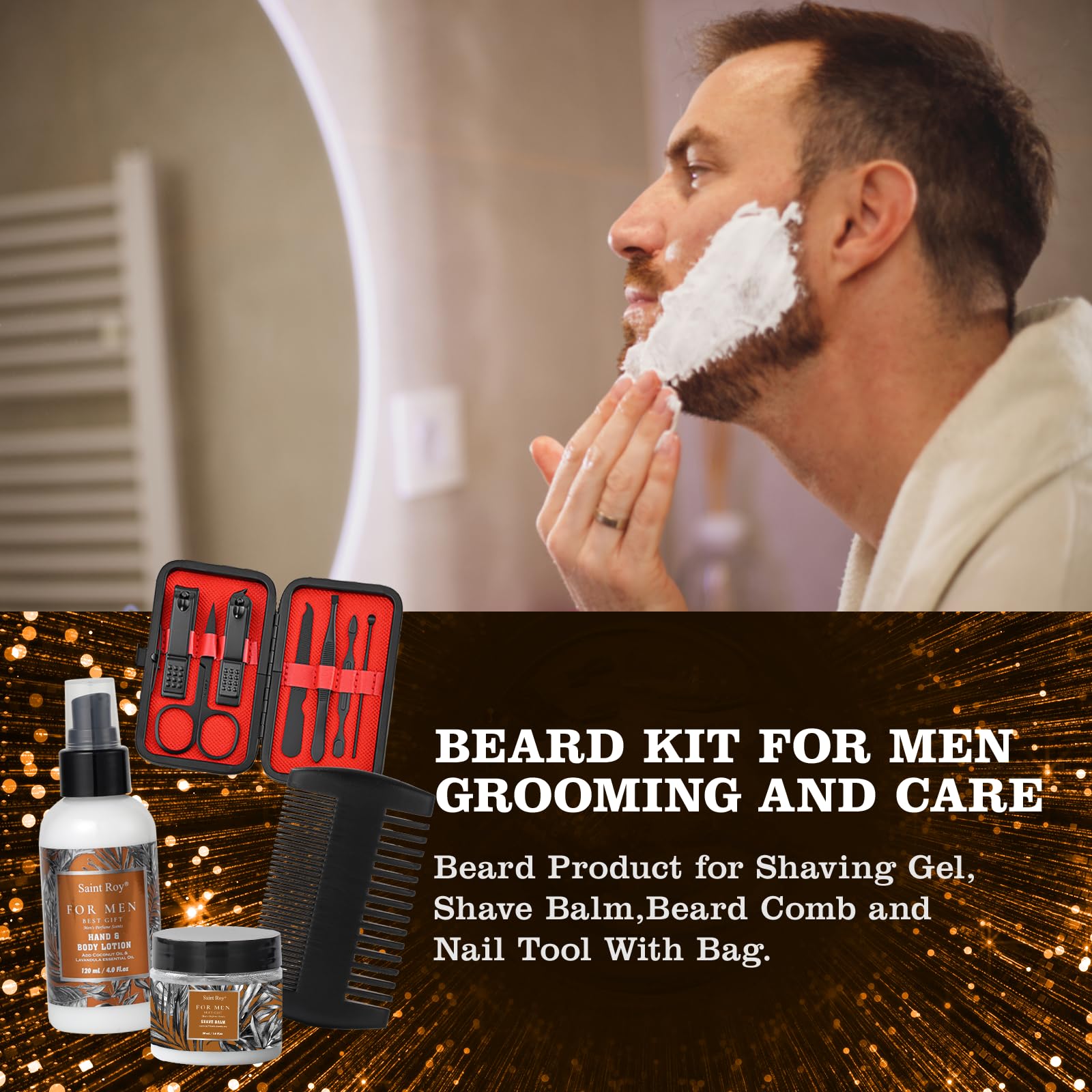 Saint Roy perfumed shower and bath essentials for a refreshing routine