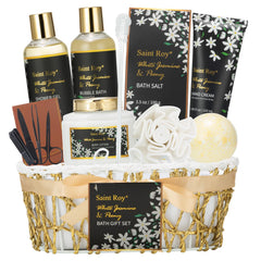 Saint Roy spa gift basket set for at-home pampering routines