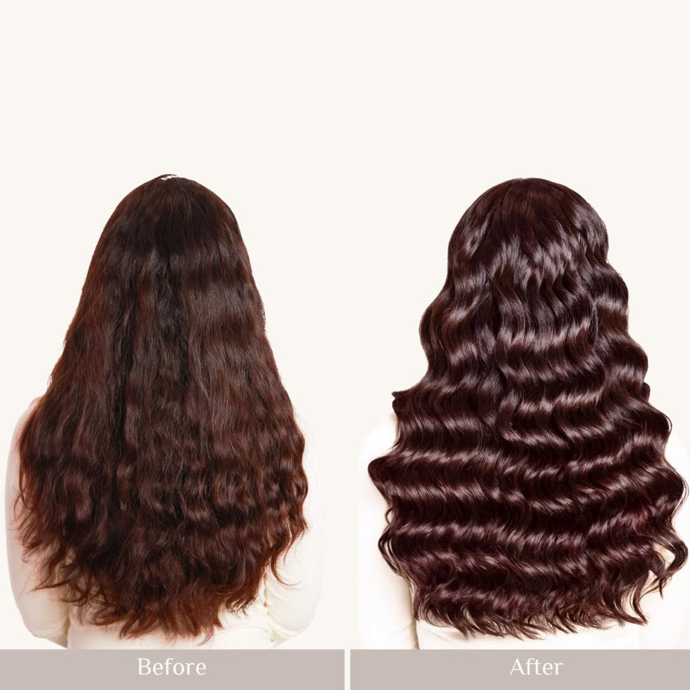 Saints & Sinners Velvet Divine applied to damp hair for sleek styling