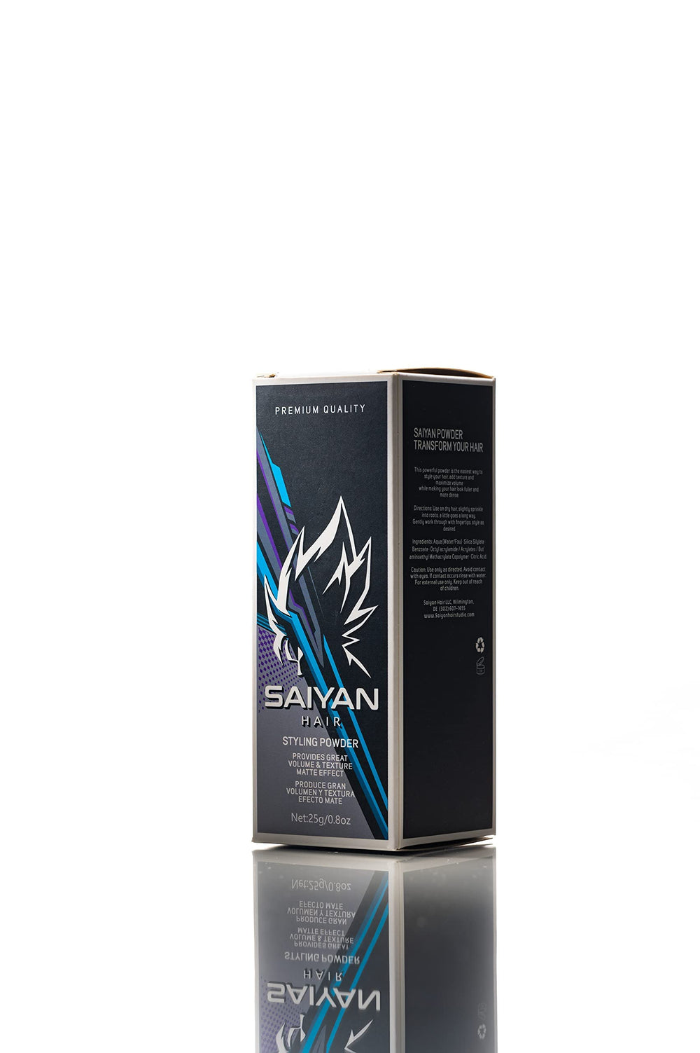 Saiyan Hair Powder medium-hold supports versatile shaping and texture