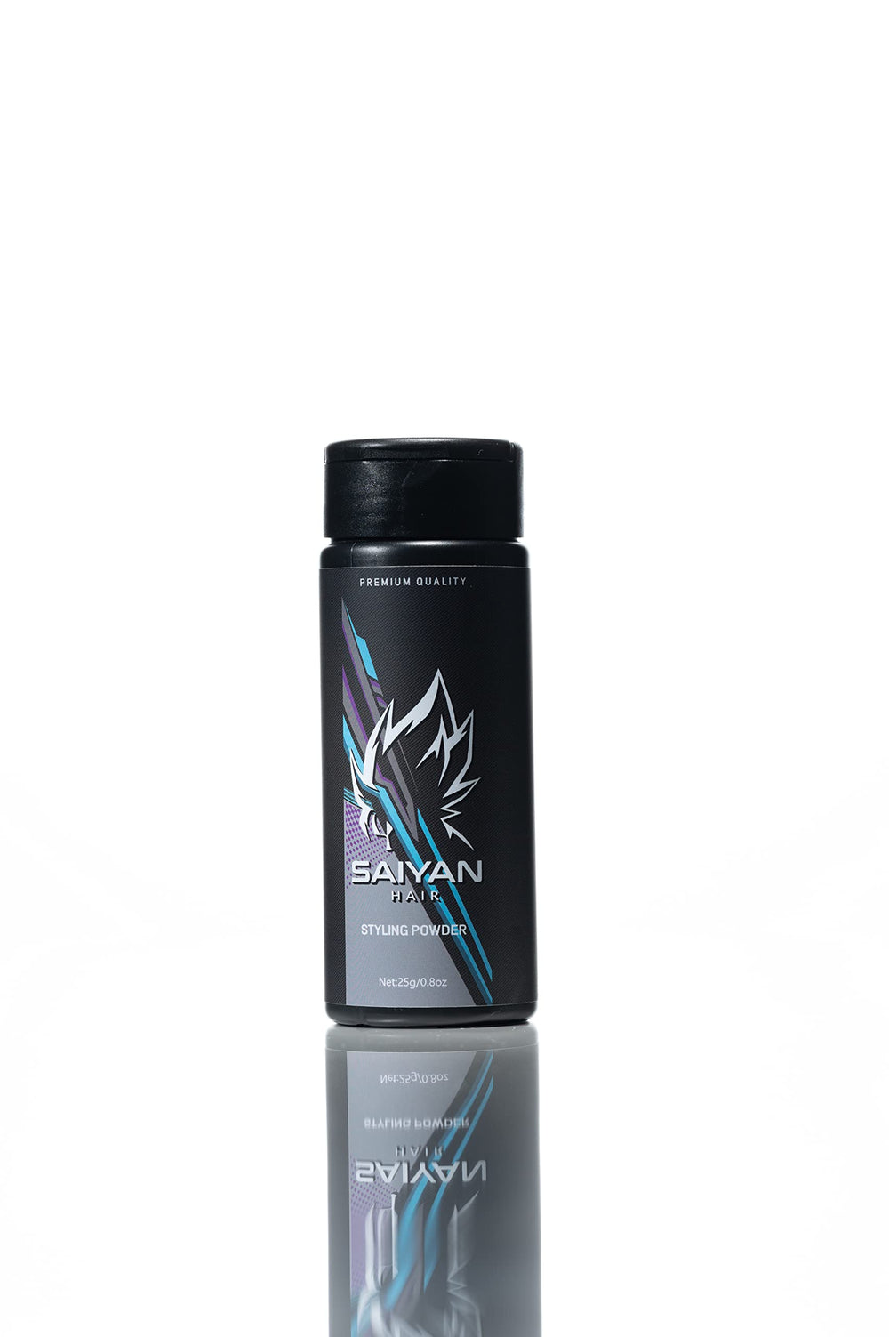 Saiyan Hair Powder texture-application demonstrates adding volume and grip