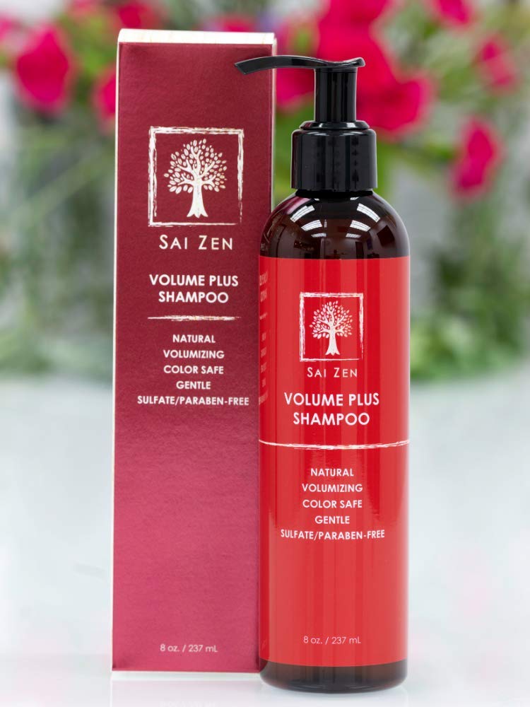 Sai Zen Volume Plus Shampoo promotes thicker-looking hair in daily routine